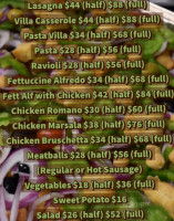 Falsetti Villa Restaurant  menu