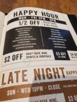 Yard House menu