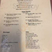 Archie's Place menu