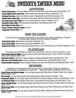 Farnsworth House Tavern menu