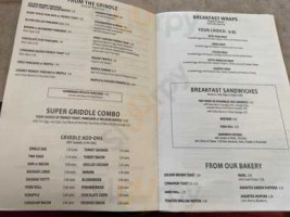 Washington Diner menu