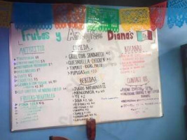 Frutas Y Antojitos Diana menu