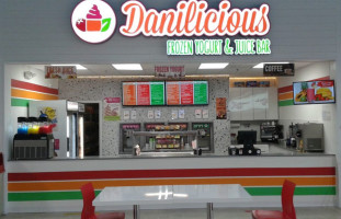 Danilicious Frozen Yogurt Juice inside