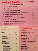 Morriss Family menu