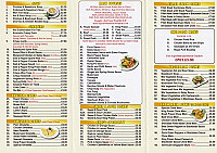 Happy Valley menu