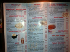 Crabby Dan's Grill menu