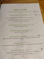 Hargadon Bros menu