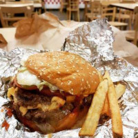 Five Guys Burgers Fries food