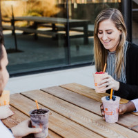 Orange Leaf Frozen Yogurt food