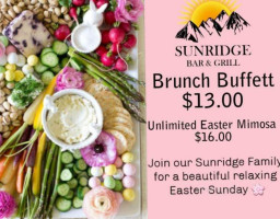 Sunridge Inn menu