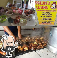 Pollos A La LeÑa food