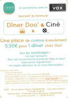 Doo' menu