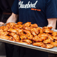 Bluebird Barbecue food