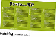 Borneo Bistro menu