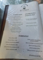 El Cruce menu