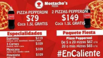 Mostachos Pizza food