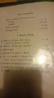 Le Caore menu