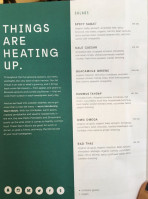 Sweetgreen Summer St menu