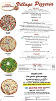 Village Pizzeria menu