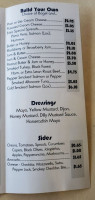 Truckee Bagel Company menu