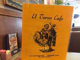 El Toreo menu