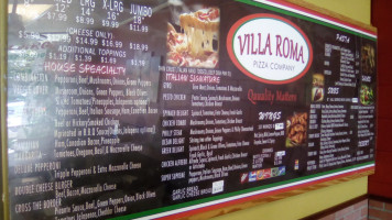 Villa Roma Pizza inside