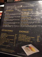 Lanna Thai Cuisine menu