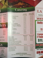 L A Lasagna Co menu