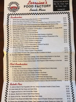 Lorraine's Food Factory menu