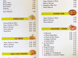 Wok My Way menu