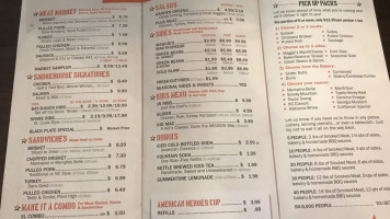 Mission Bbq menu