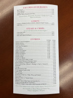 Fontana Pizzeria menu