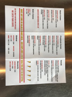 Coned Pizza menu