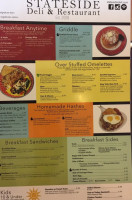 State Side Deli menu