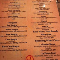 El Porrón menu