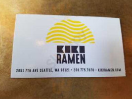 Kiki Ramen inside