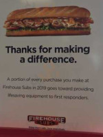 Firehouse Subs food