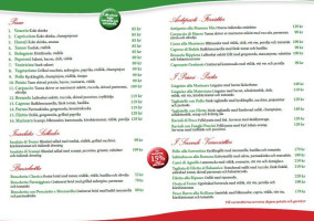 Mamma Mia Ristorante Bar menu