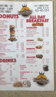 Tastee King Donuts menu