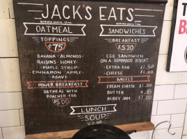 Jack's Stir Brew Coffee menu