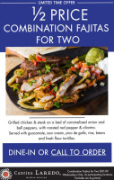 Cantina Laredo Tyler Tx menu