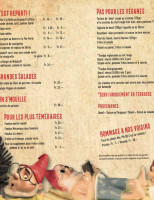 des Trois Sifflets menu