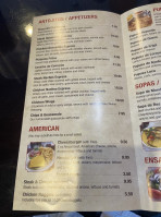 Pupusas Express menu