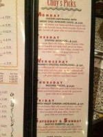 Chuy's menu