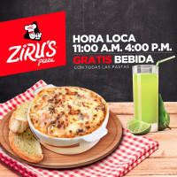 Ziru's Pizza food