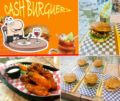 Cash Burguer's food