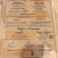 Cracker Barrel menu