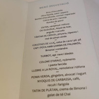 L'Aliança d'Anglès menu