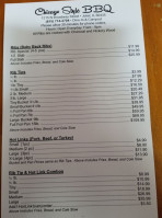 Chicago Style Bbq menu