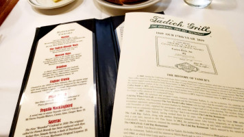 Tadich Grill menu